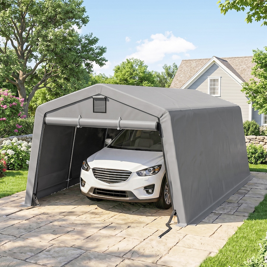 Image 982819_ALTMORE1.jpg, Product 982-819 / Price $449.99 - $469.99, Outsunny 11' x 20' Heavy Duty Carport, Portable Garage Canopy Tent from Outsunny on TSC.ca's Home & Garden department