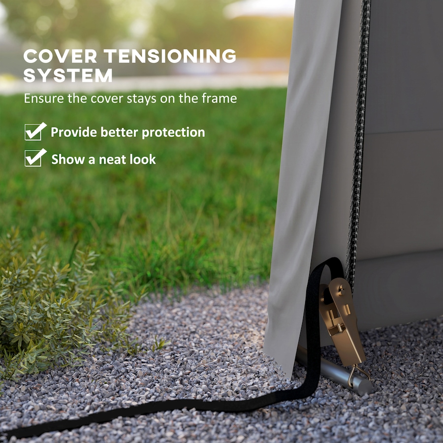 Image 982819_ALTMORE18.jpg, Product 982-819 / Price $449.99 - $469.99, Outsunny 11' x 20' Heavy Duty Carport, Portable Garage Canopy Tent from Outsunny on TSC.ca's Home & Garden department