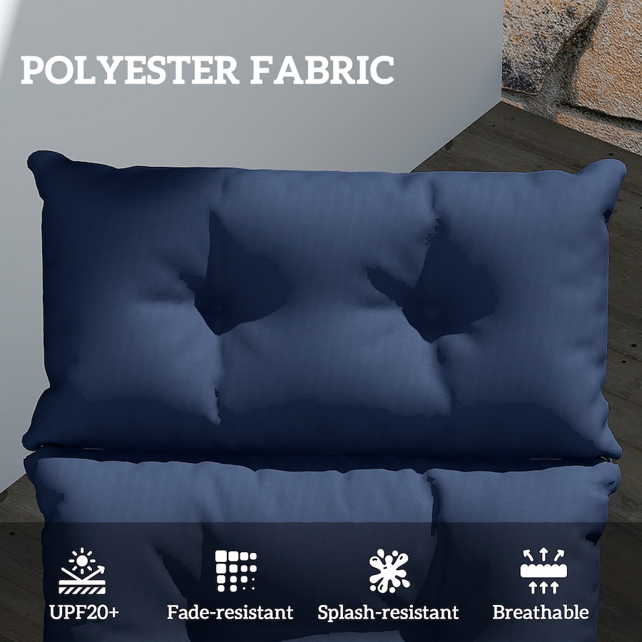 Image 982828_ALTMORE3.jpg, Product 982-828 / Price $76.99, Outsunny Lounge Chair Cushion, Thick Chaise Lounge Cushion, Navy Blue from Outsunny on TSC.ca's Home & Garden department
