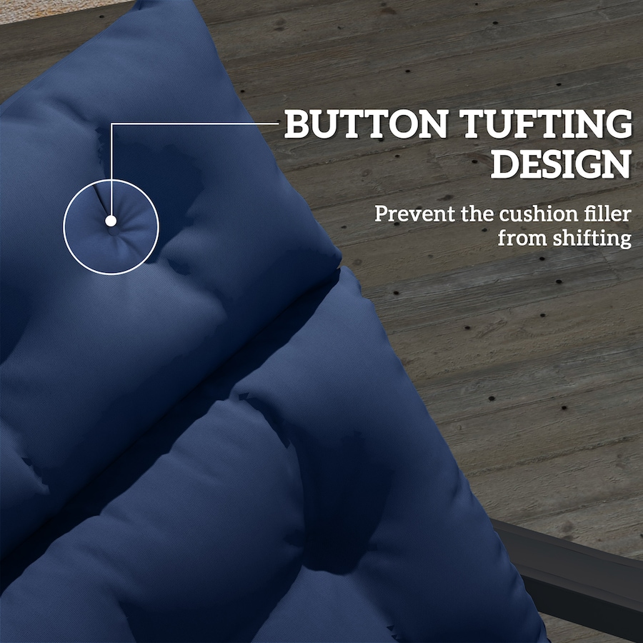 Image 982828_ALTMORE5.jpg, Product 982-828 / Price $76.99, Outsunny Lounge Chair Cushion, Thick Chaise Lounge Cushion, Navy Blue from Outsunny on TSC.ca's Home & Garden department