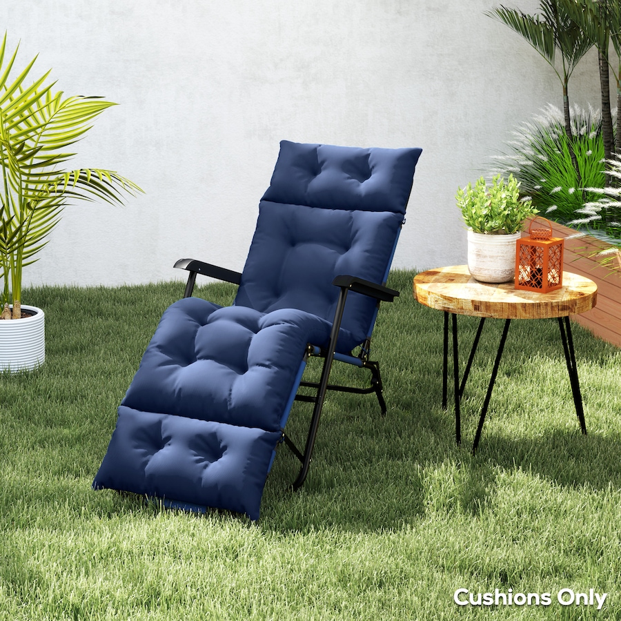 Image 982828_ALTMORE8.jpg, Product 982-828 / Price $76.99, Outsunny Lounge Chair Cushion, Thick Chaise Lounge Cushion, Navy Blue from Outsunny on TSC.ca's Home & Garden department