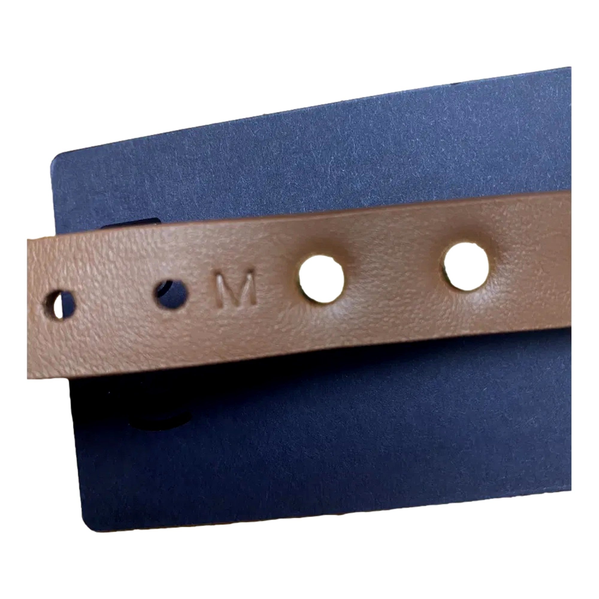 Prada Studded Brown Leather Bracelet Gold Tone Hardware - TSC.ca