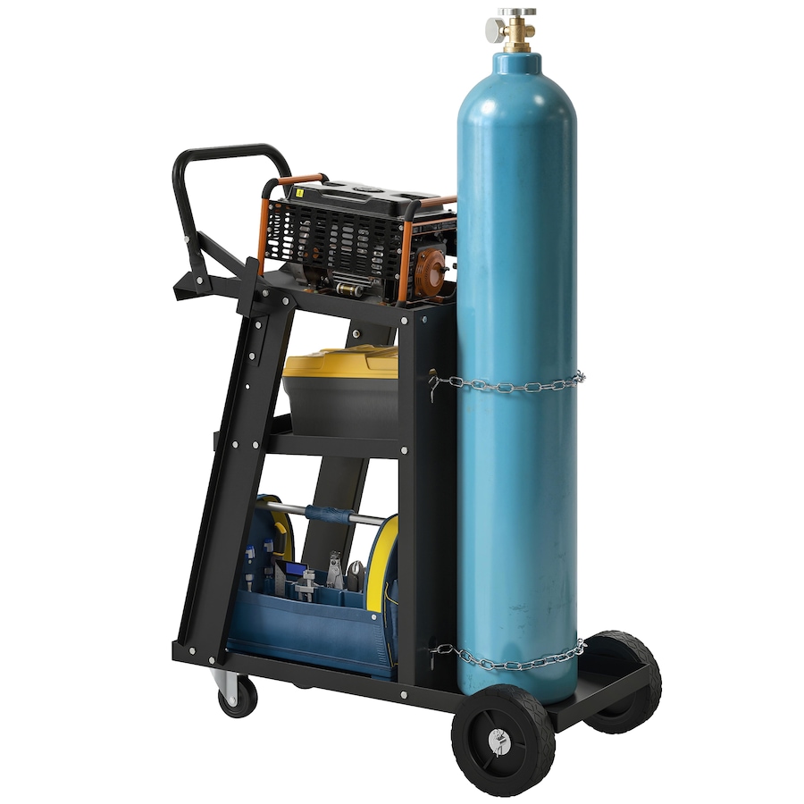 Image 982858.jpg, Product 982-858 / Price $74.99, HOMCOM Welding Utility Cart Heavy Duty 3-Tier, 132 lbs Load from HOMCOM on TSC.ca's Home & Garden department