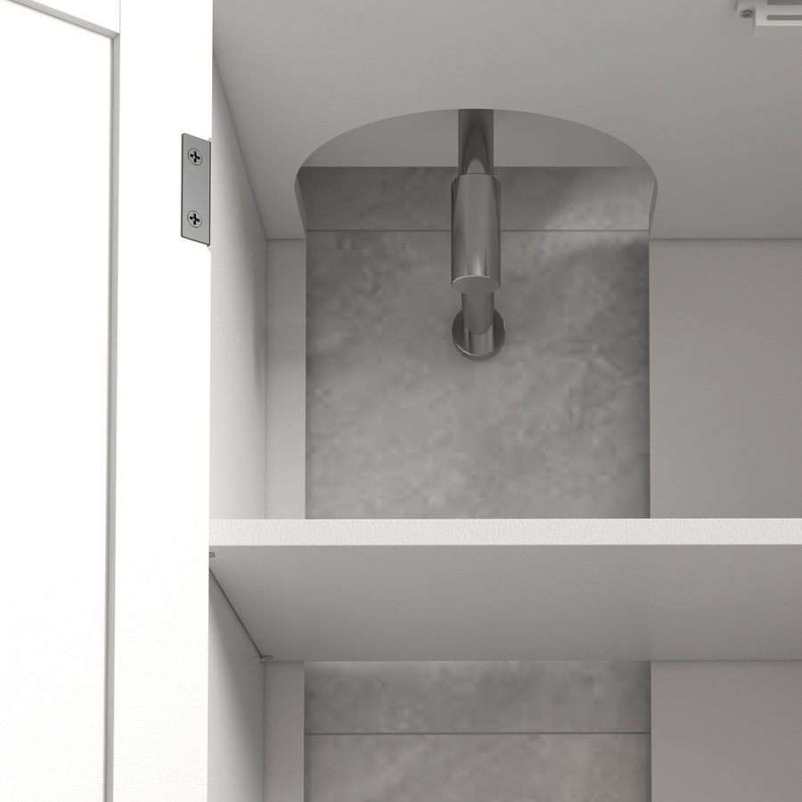 Image 982867_ALTMORE7.jpg, Product 982-867 / Price $119.99, HOMCOM Bathroom Vanity Cabinet, Under Sink Cabinet with Shelves, White from HOMCOM on TSC.ca's Home & Garden department