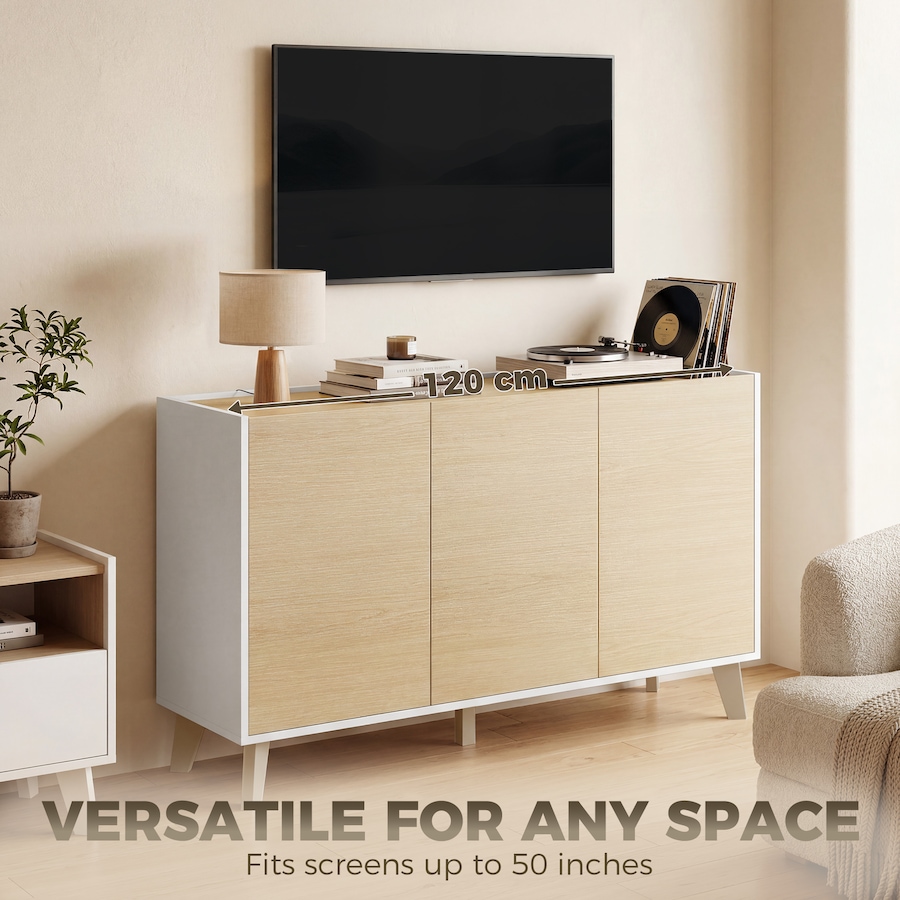 Image 982872_ALTMORE11.jpg, Product 982-872 / Price $164.99, HOMCOM Sideboard Buffet Cabinet, 47" Kitchen Storage Cabinet Natural from HOMCOM on TSC.ca's Home & Garden department