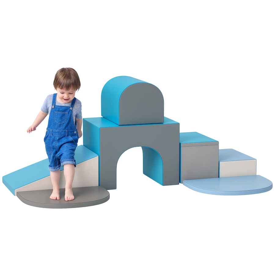 Image 982900_ST02.png, Product 982-900 / Price $159.99, Qaba 7-piece Soft Play, Foam Climbing Blocks for Toddlers from Qaba on TSC.ca's Home & Garden department