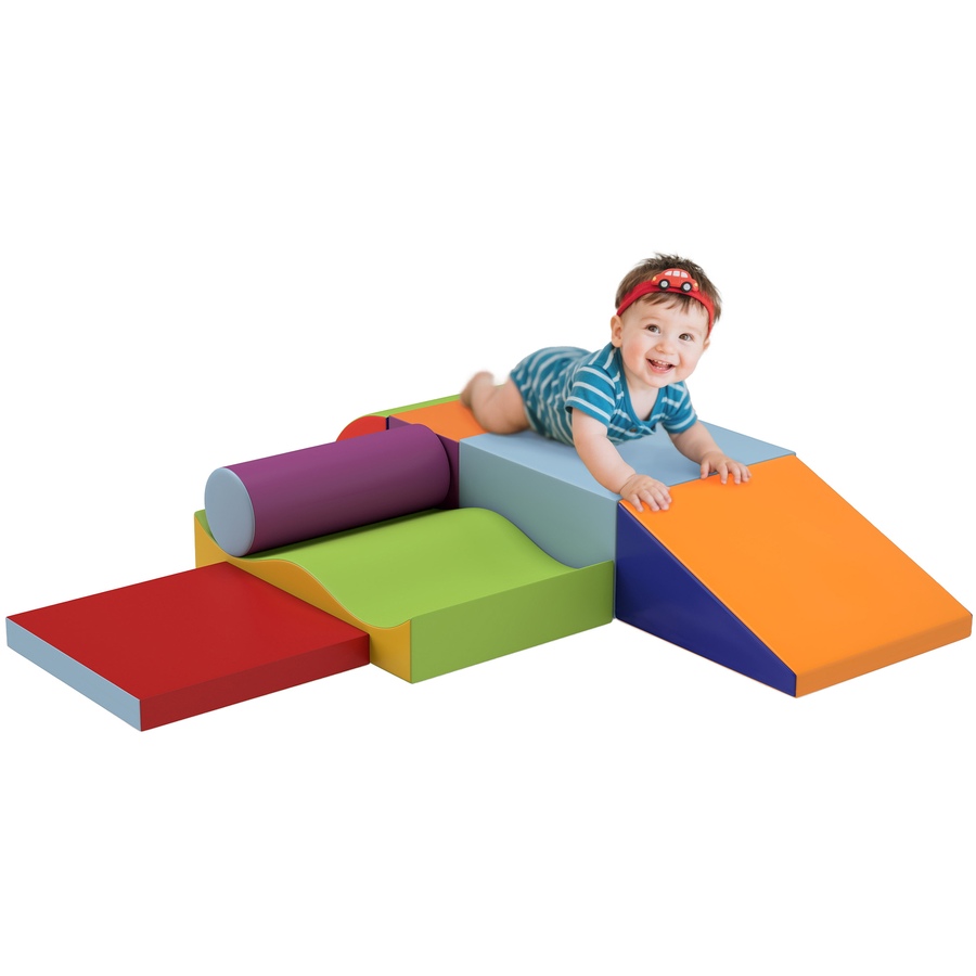 Image 982910_ST01.jpg, Product 982-910 / Price $102.99 - $104.99, Soozier 7 Pieces Soft Play Foam Climbing Blocks, Indoor Modular Kids Toys from Soozier on TSC.ca's Home & Garden department