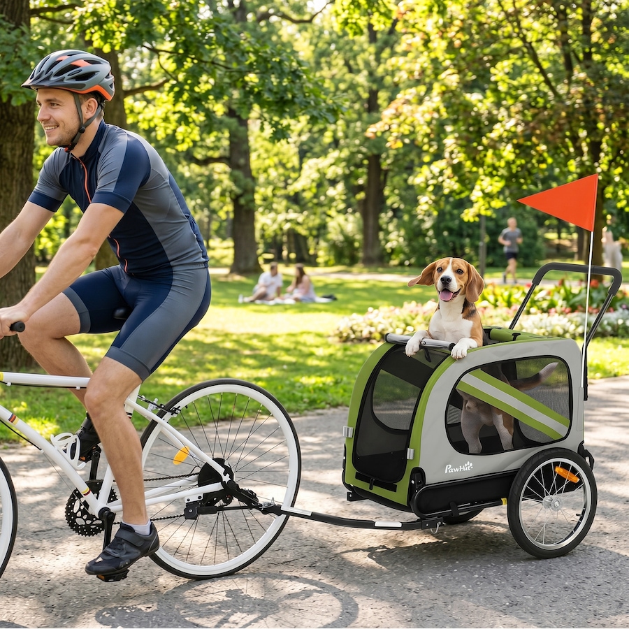 Image 982920_ALTMORE1.jpg, Product 982-920 / Price $152.99, PawHut Dog Bike Trailer, 2-in-1 Dog Wagon Pet Stroller for Travel from PawHut on TSC.ca's Home & Garden department