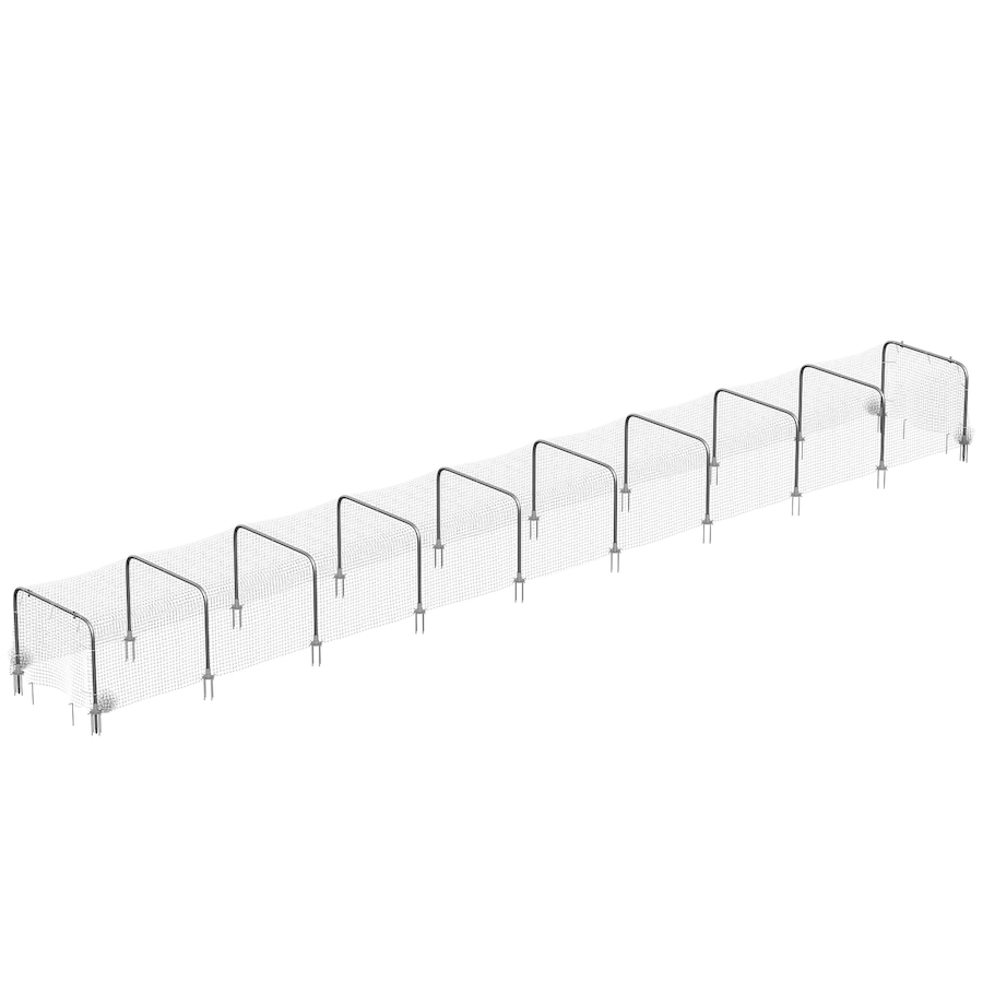 Image 982923.jpg, Product 982-923 / Price $136.99, PawHut Extra Long Chicken Tunnel for Outside, 354" x 39" Galvanized Steel from PawHut on TSC.ca's Home & Garden department