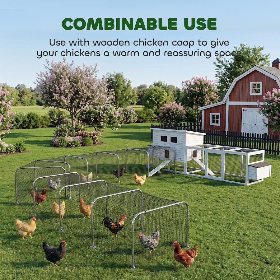 Image 982923_ALTMORE10.jpg, Product 982-923 / Price $126.99, PawHut Extra Long Chicken Tunnel for Outside, 354" x 39" Galvanized Steel from PawHut on TSC.ca's Home & Garden department