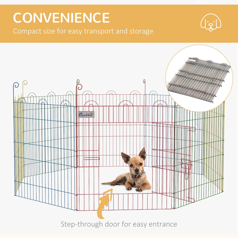 Image 982929_ALTMORE5.jpg, Product 982-929 / Price $52.99, PawHut Pet Playpen Portable Octagon Dog Exercise Fence for Outdoor from PawHut on TSC.ca's Home & Garden department