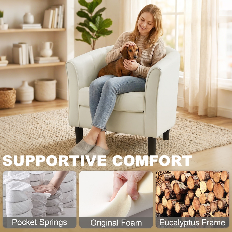 Image 982941_ALTMORE4.jpg, Product 982-941 / Price $223.09 - $226.59, HOMCOM Accent Chair with Ottoman and Pocket Spring Cushion from HOMCOM on TSC.ca's Home & Garden department