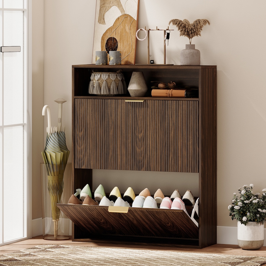 Image 982944_ALTMORE1.jpg, Product 982-944 / Price $149.99, HOMCOM Shoe Cabinet with 2 Flip Drawers and Top Shelf from HOMCOM on TSC.ca's Home & Garden department