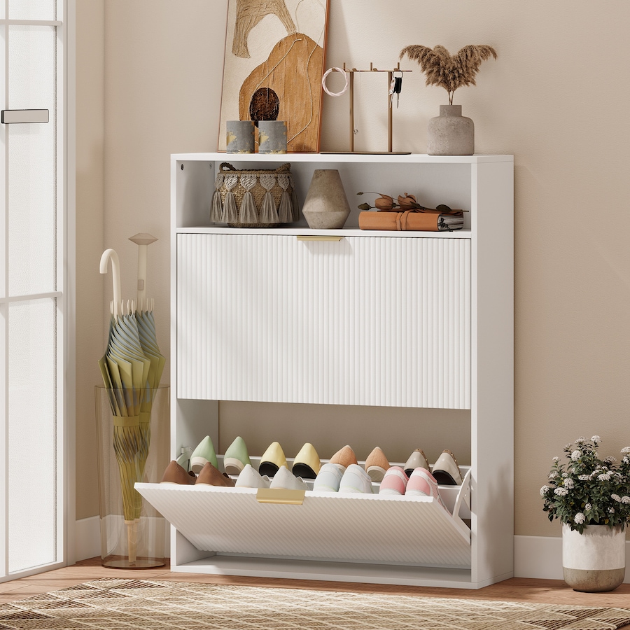 Image 982944_ALTMORE10.jpg, Product 982-944 / Price $149.99, HOMCOM Shoe Cabinet with 2 Flip Drawers and Top Shelf from HOMCOM on TSC.ca's Home & Garden department