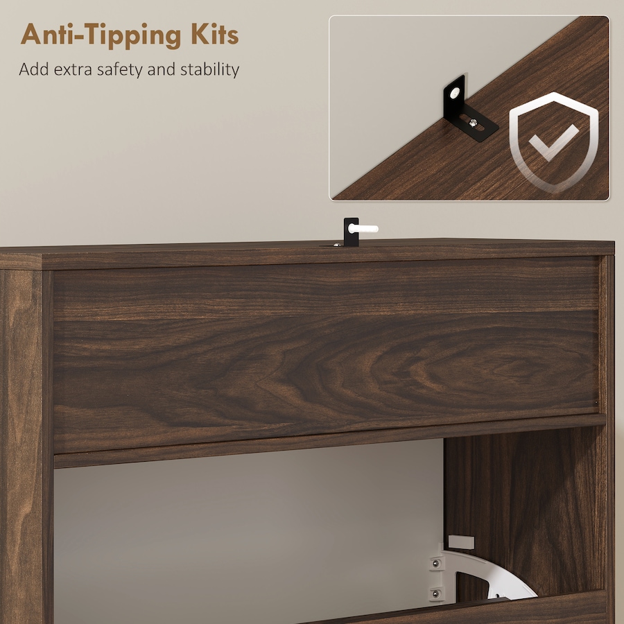 Image 982944_ALTMORE8.jpg, Product 982-944 / Price $149.99, HOMCOM Shoe Cabinet with 2 Flip Drawers and Top Shelf from HOMCOM on TSC.ca's Home & Garden department