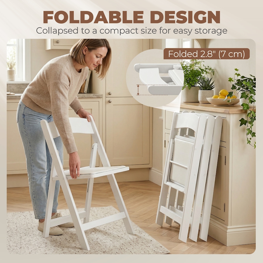 Image 982948_ALTMORE14.jpg, Product 982-948 / Price $159.99 - $164.99, HOMCOM 4 Pack Folding Chairs, Foldable Resin Chair with Padded Seat from HOMCOM on TSC.ca's Home & Garden department