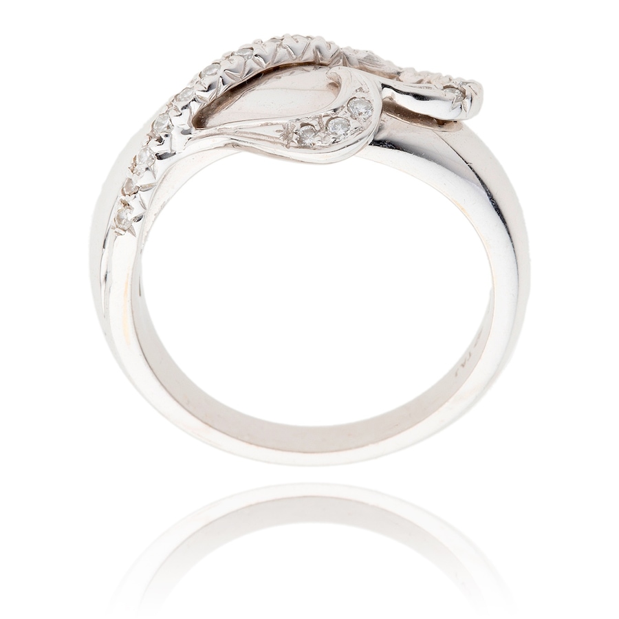 Image 983010_ALTMORE2.jpg, Product 983-010 / Price $2,795.00, 18K White Gold Diamond Heart Ring from Estate Jewel Finds on TSC.ca's Jewellery department