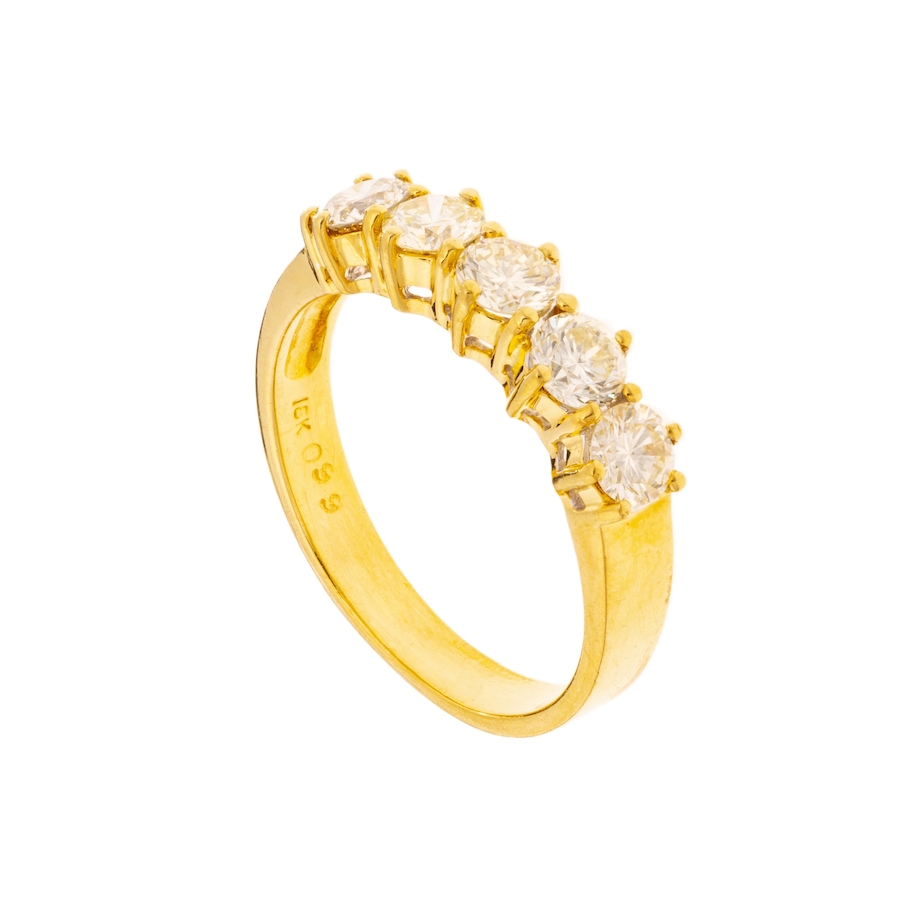 Image 983012_ALTMORE1.jpg, Product 983-012 / Price $2,395.00, 18K Yellow Gold Diamond Ring 0.99ctw from Estate Jewel Finds on TSC.ca's Jewellery department