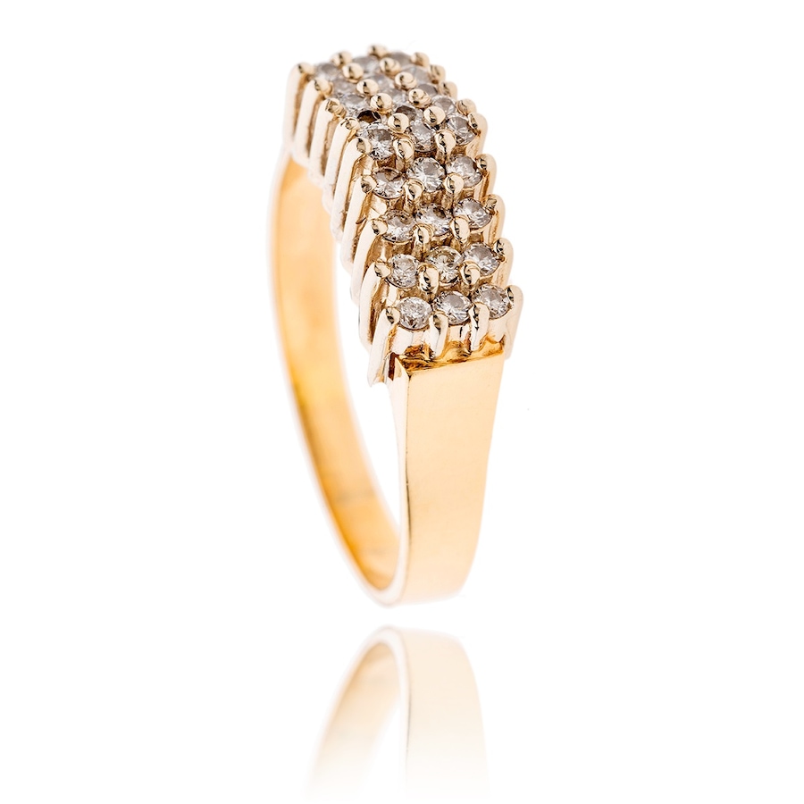 Image 983022_ALTMORE1.jpg, Product 983-022 / Price $1,895.00, 14K Yellow Gold Rhodium Enhanced Diamond Ring from Estate Jewel Finds on TSC.ca's Jewellery department
