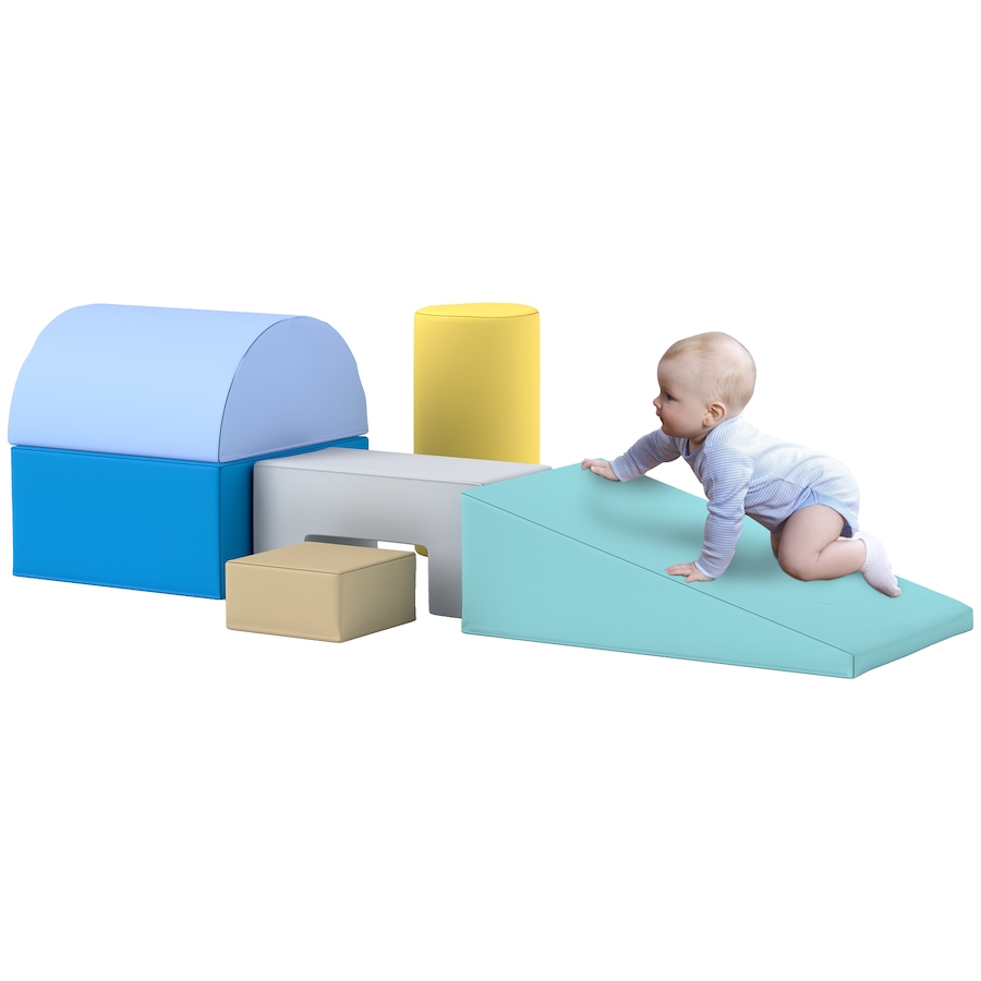 Image 983026_ST01.jpg, Product 983-026 / Price $0.00 - $89.99, Qaba Baby Climbing Toys Indoor, 6-Piece Foam Climbing Blocks for Toddlers from Qaba on TSC.ca's Home & Garden department