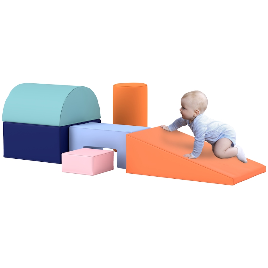 Image 983026_ST02.jpg, Product 983-026 / Price $0.00 - $89.99, Qaba Baby Climbing Toys Indoor, 6-Piece Foam Climbing Blocks for Toddlers from Qaba on TSC.ca's Home & Garden department