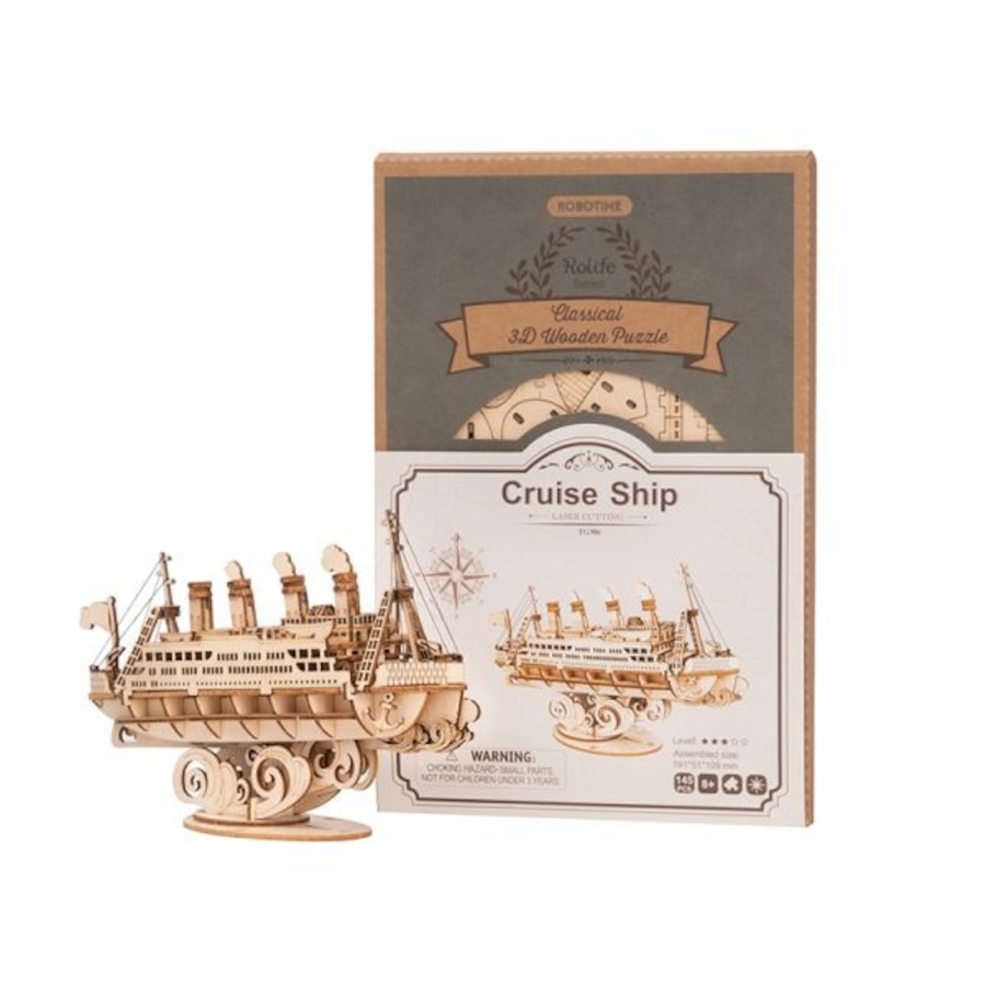 Image 983031_ALTMORE3.jpg, Product 983-031 / Price $14.99, Rolife Cruise Ship TG306 3D Wooden Puzzle - 145 Pieces, Educational STEM Toy from Tradeopia on TSC.ca's Toys & Hobbies department