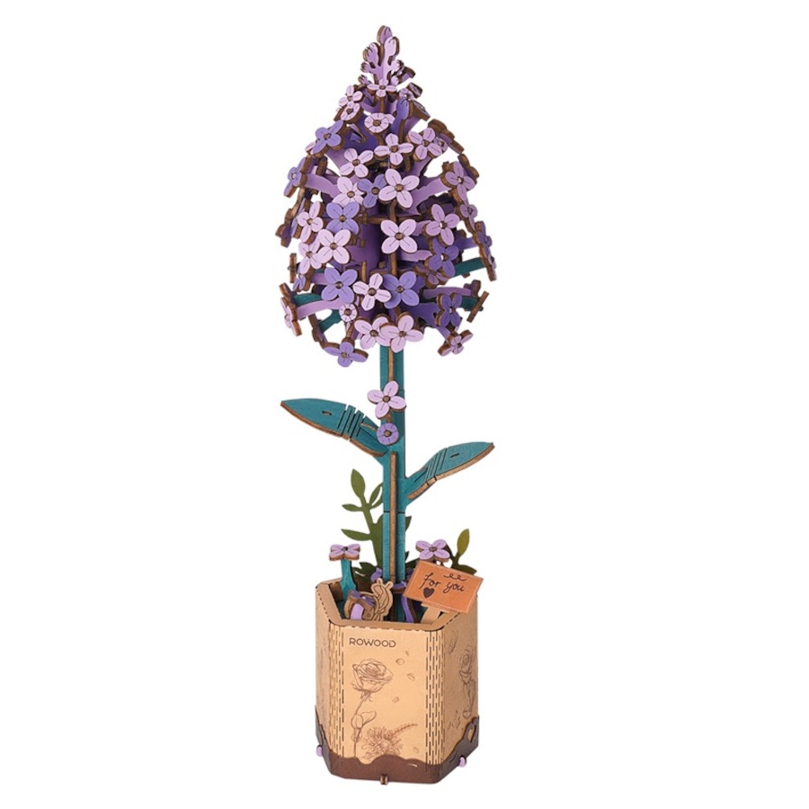 Image 983034.jpg, Product 983-034 / Price $19.95, ROWOOD Lilac TW021 Wooden Puzzle - 154 Pieces, Beginner to Intermediate Level, Educational STEM Toy from Tradeopia on TSC.ca's Toys & Hobbies department