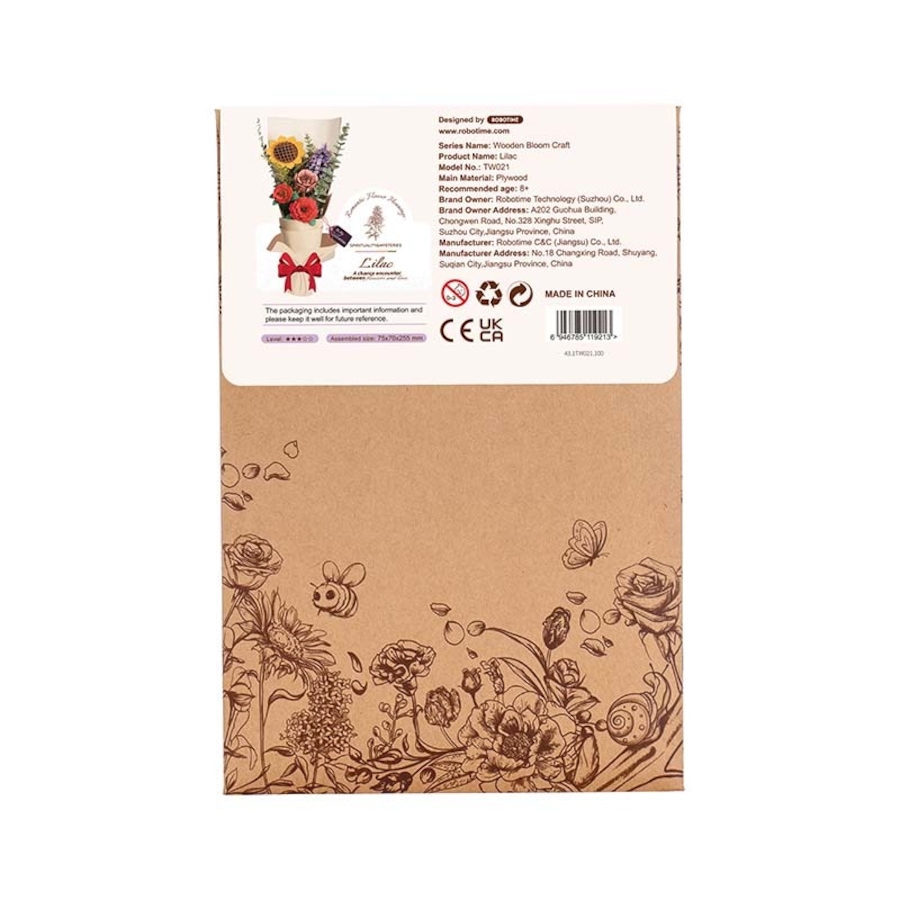 Image 983034_ALTMORE4.jpg, Product 983-034 / Price $19.95, ROWOOD Lilac TW021 Wooden Puzzle - 154 Pieces, Beginner to Intermediate Level, Educational STEM Toy from Tradeopia on TSC.ca's Toys & Hobbies department