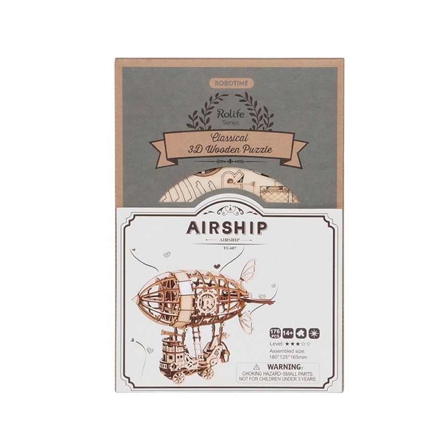 Image 983044_ALTMORE3.jpg, Product 983-044 / Price $19.99, Rolife Airship TG407 3D Wooden Puzzle - 176 Pieces, Educational STEM Toy from Tradeopia on TSC.ca's Toys & Hobbies department