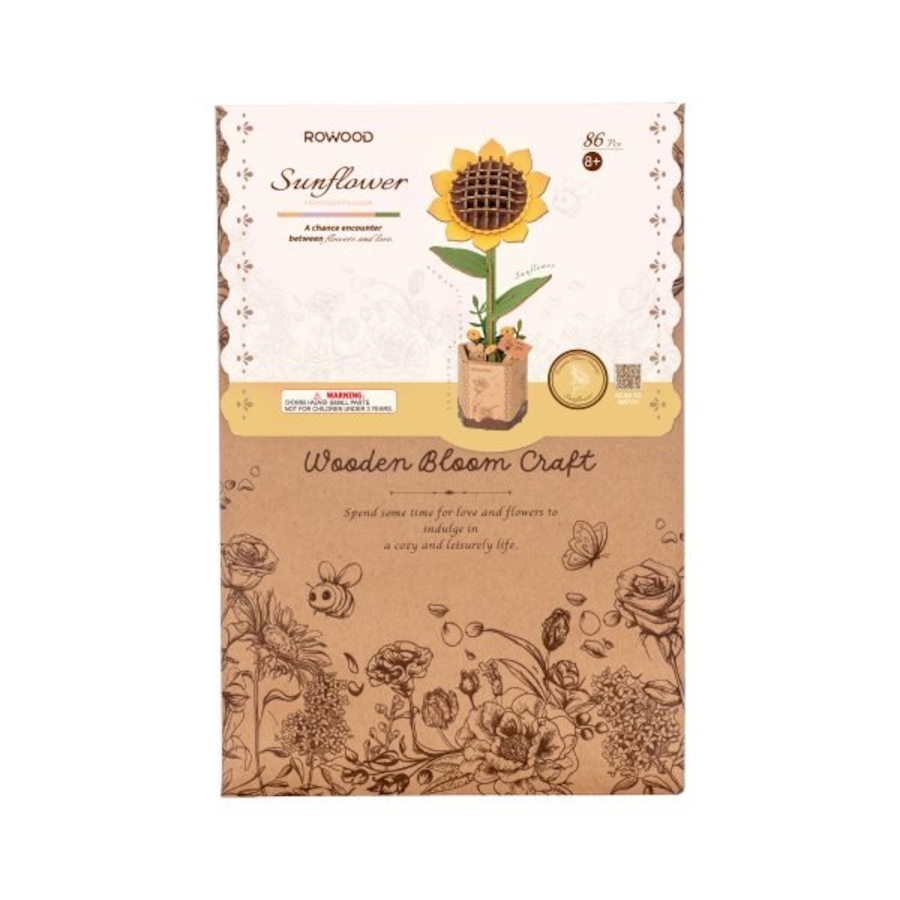 Image 983049_ALTMORE3.jpg, Product 983-049 / Price $19.99, ROWOOD Sunflower TW011 Wooden Puzzle - Educational STEM Toy for Ages 8 and Up from Tradeopia on TSC.ca's Toys & Hobbies department