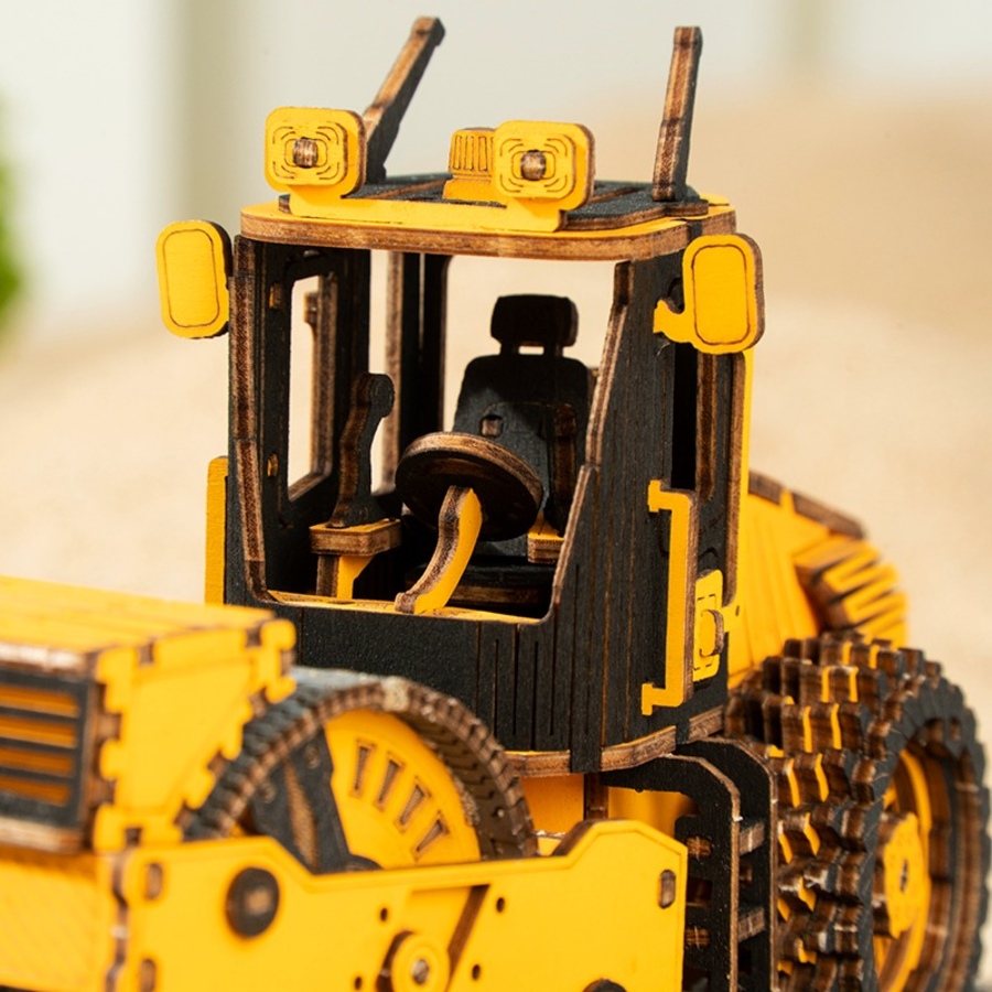 Image 983051_ALTMORE2.jpg, Product 983-051 / Price $9.97, ROKR Road Roller TG701K - Beginner 3D Puzzle Kit, Plywood, 149 Pieces, Ages 8+ from Tradeopia on TSC.ca's Toys & Hobbies department