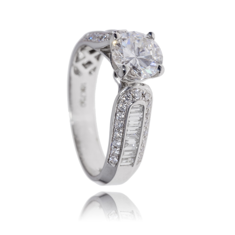 Image 983768_ALTMORE1.jpg, Product 983-768 / Price $14,995.00, 18K White Gold Engagement Diamond Ring 1.79ctw from Estate Jewel Finds on TSC.ca's Jewellery department