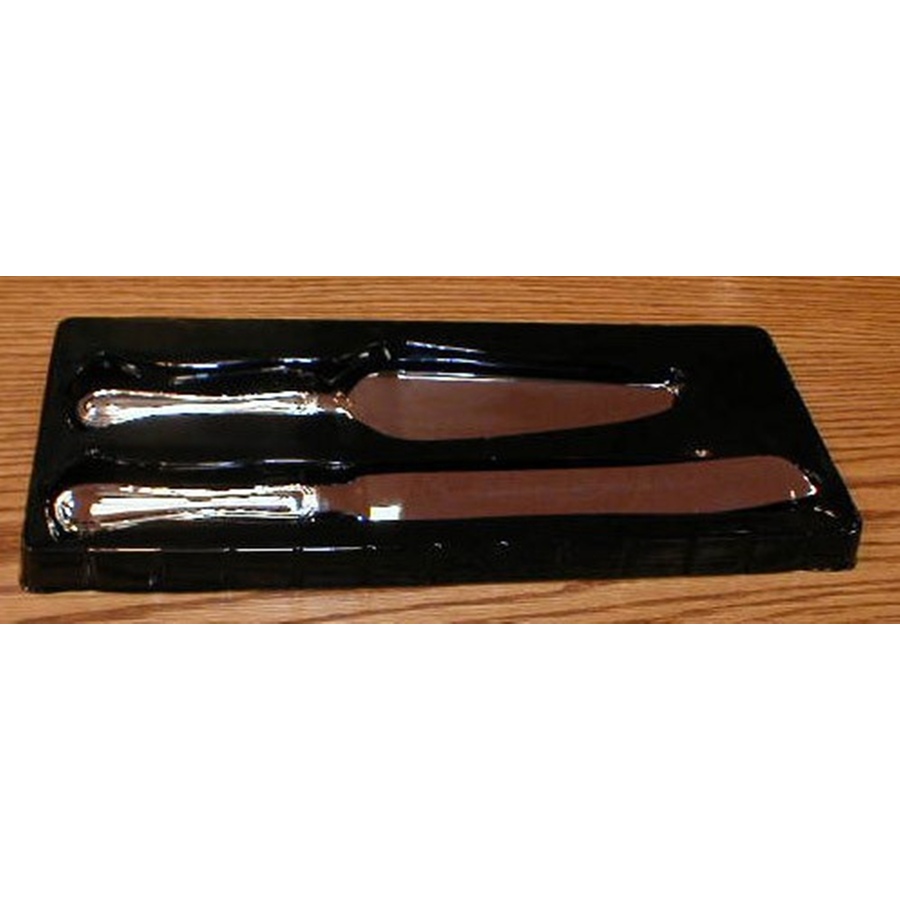 Image 985635.jpg, Product 985-635 / Price $39.00, Elegance-Plate Cake Server & Knife-Rim Design from Elegance Tableware on TSC.ca's Kitchen department