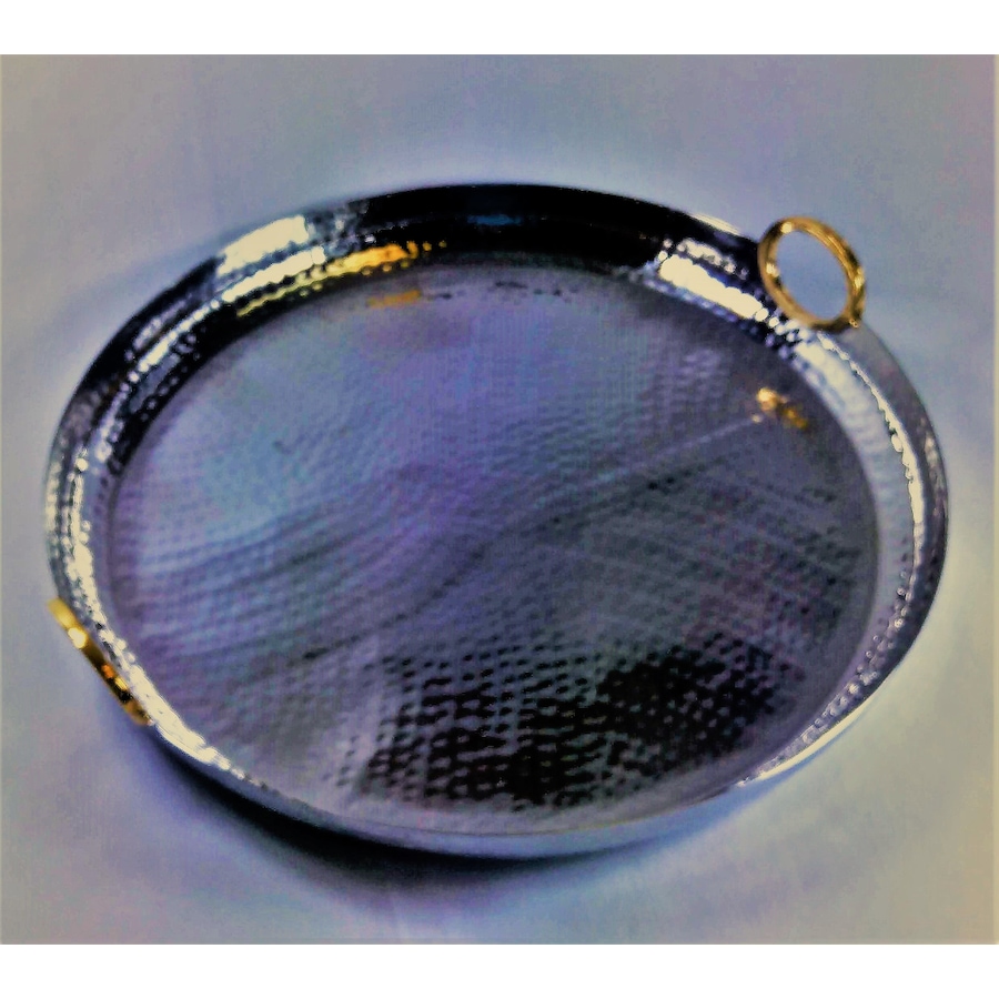 Image 985637_ALTMORE2.jpg, Product 985-637 / Price $125.00, Elegance Hamilton round tray - Stainless Steel from Elegance Tableware on TSC.ca's Kitchen department