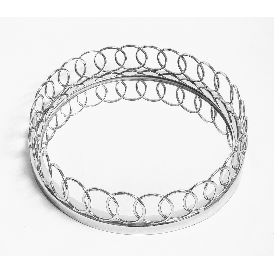 Image 985673.jpg, Product 985-673 / Price $83.00, Elegance Gala gallery tray 13 3/4"" dia. from Elegance Tableware on TSC.ca's Kitchen department
