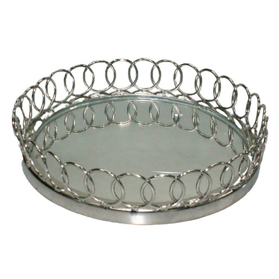 Image 985688_ALTMORE1.jpg, Product 985-688 / Price $69.00, Elegance Gala gallery tray 10.25" dia. from Elegance Tableware on TSC.ca's Kitchen department