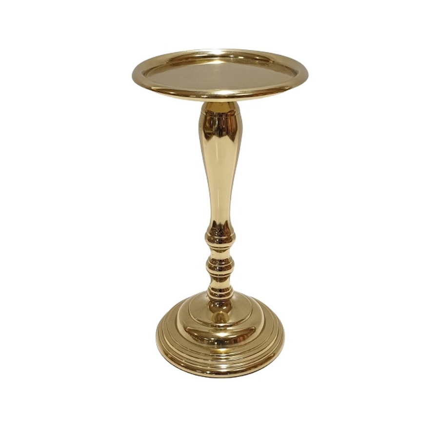Image 985691_ALTMORE1.jpg, Product 985-691 / Price $80.00, Elegance Ant.gold pillar candle h. 9" h. from Elegance Tableware on TSC.ca's Kitchen department