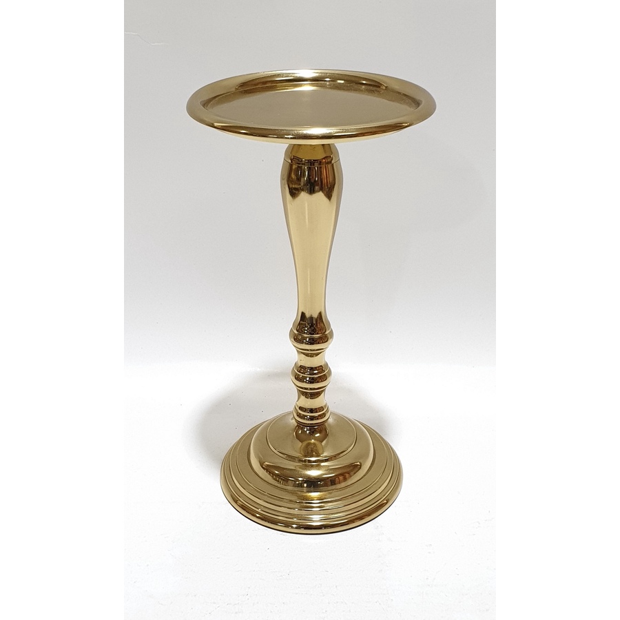 Image 985691_ALTMORE2.jpg, Product 985-691 / Price $80.00, Elegance Ant.gold pillar candle h. 9" h. from Elegance Tableware on TSC.ca's Kitchen department