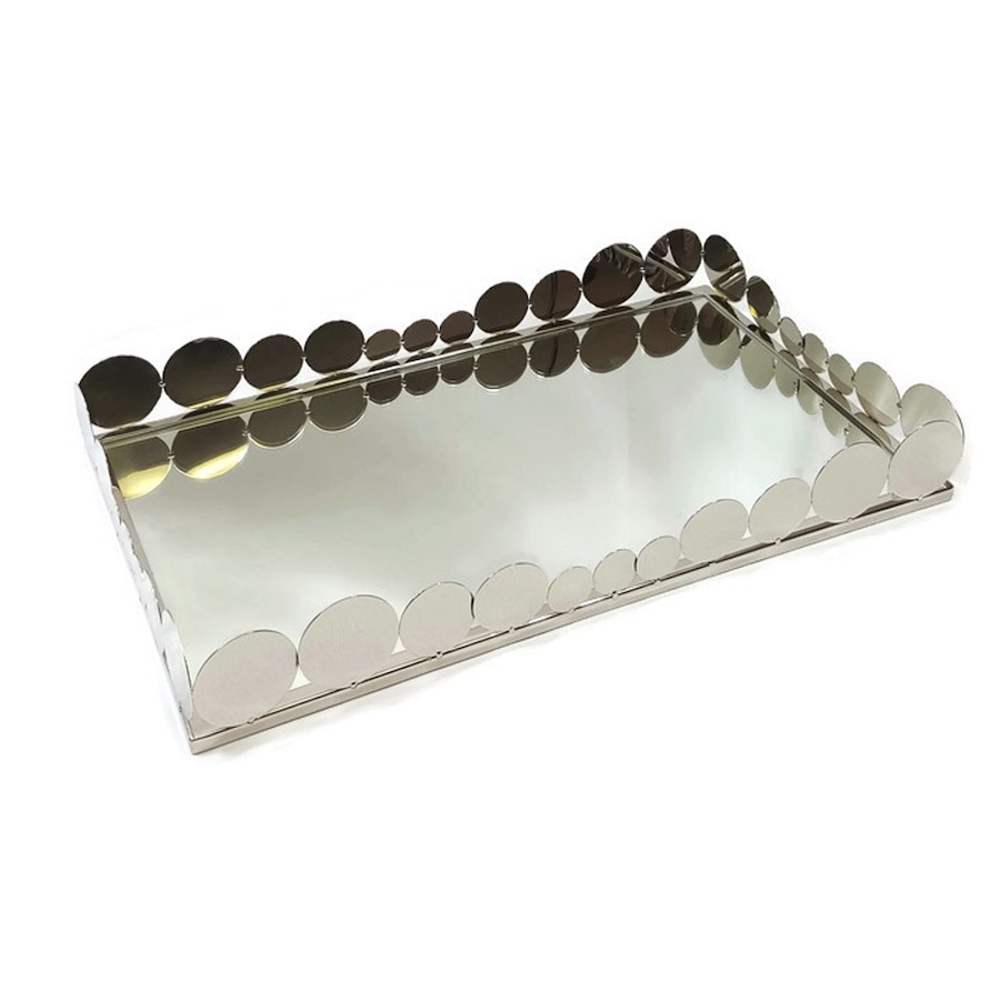 Image 985706.jpg, Product 985-706 / Price $166.00, Elegance Rectangular tray with mirror, 19x11.5" from Elegance Tableware on TSC.ca's Kitchen department