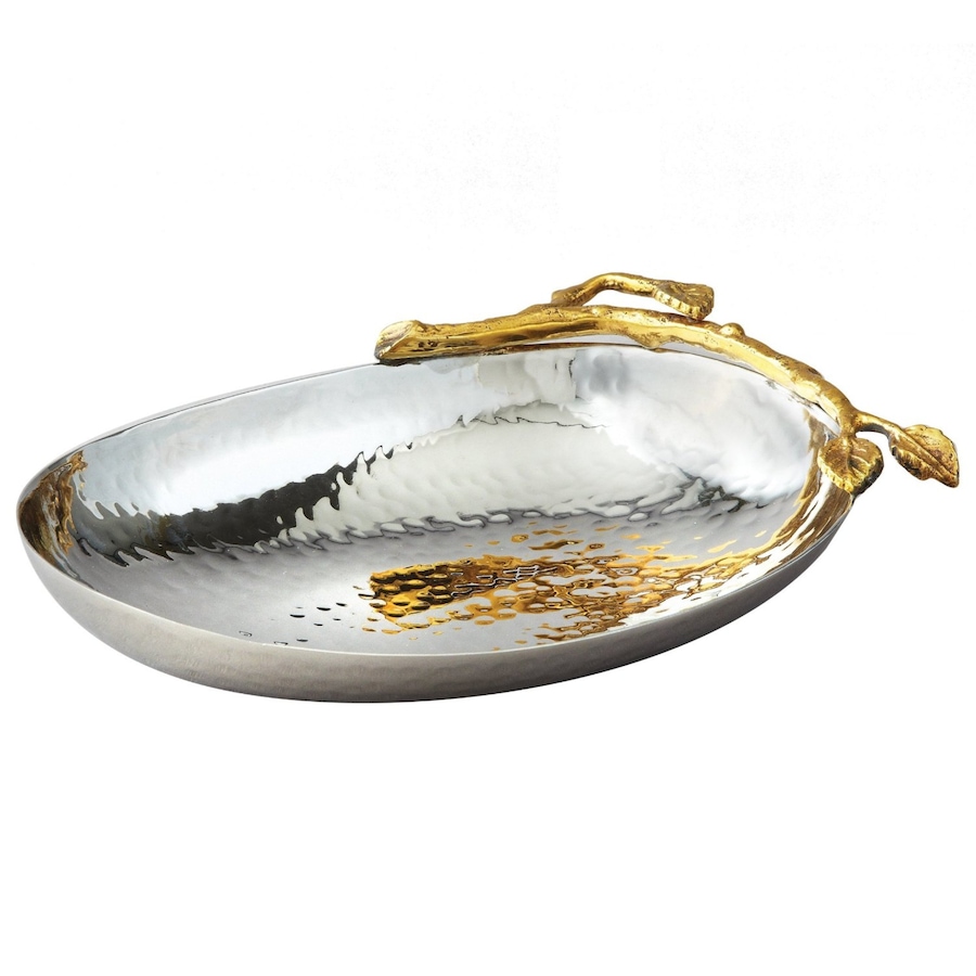 Image 985737.jpg, Product 985-737 / Price $35.00, Elegance Golden Vine Hammered Stainless Steel Nut Bowl, 6.25 x 4.25" from Elegance Tableware on TSC.ca's Kitchen department