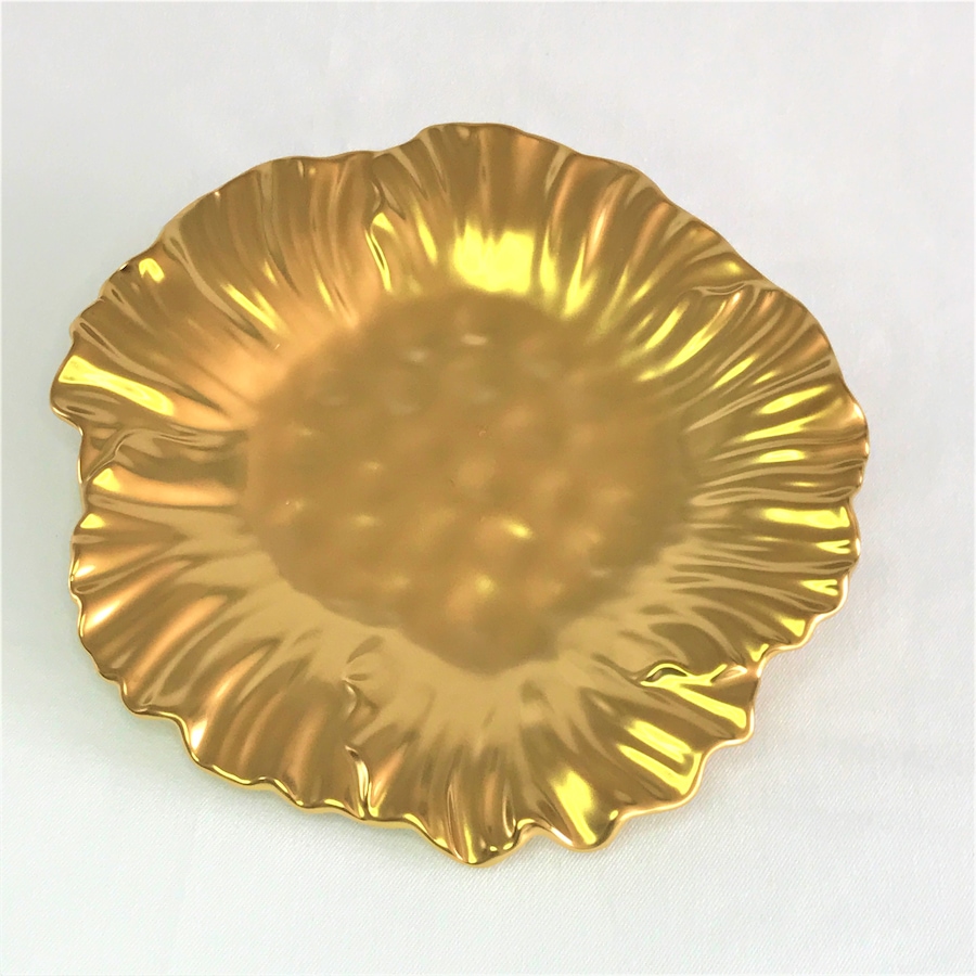 Image 985747.jpg, Product 985-747 / Price $45.00, Elegance BotanicCollection Titanium Porcelain Sunflower plate 12.25" from Elegance Tableware on TSC.ca's Kitchen department