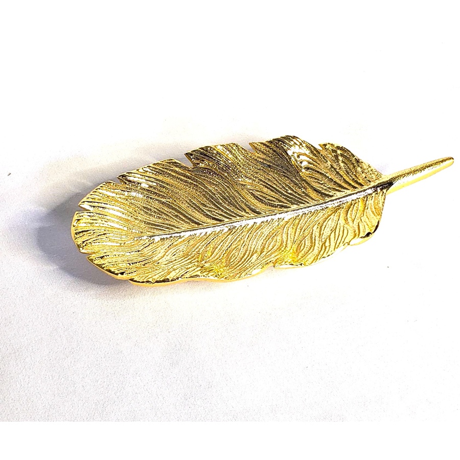 Image 985754.jpg, Product 985-754 / Price $32.00, Elegance Stainless Steel Gold Leaf dish 9.25 x 4.25" from Elegance Tableware on TSC.ca's Kitchen department