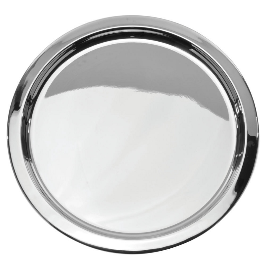 Image 985775.jpg, Product 985-775 / Price $77.00, Elegance Round tray 17" dia from Elegance Tableware on TSC.ca's Kitchen department