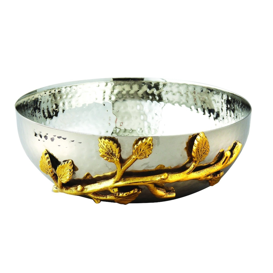 Image 985796.jpg, Product 985-796 / Price $42.00, Elegance Gilt Leaf Hammered Bowl from Elegance Tableware on TSC.ca's Kitchen department
