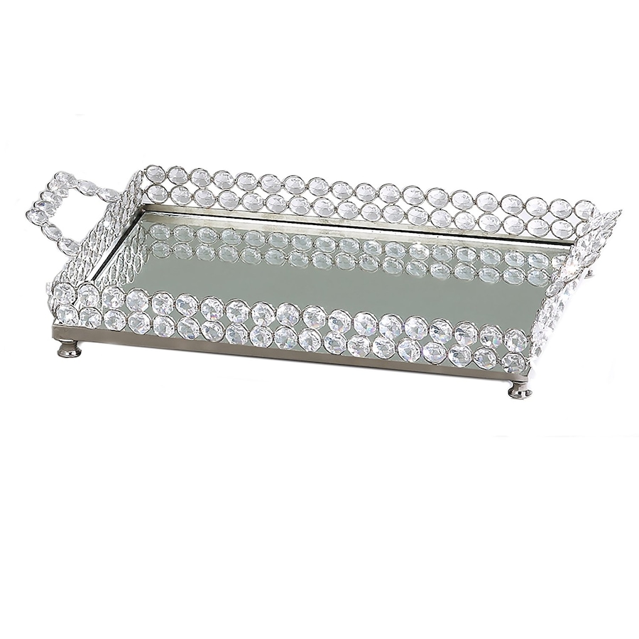 Image 985838.jpg, Product 985-838 / Price $71.00, Elegance Sparkle mirror tray from Elegance Tableware on TSC.ca's Kitchen department