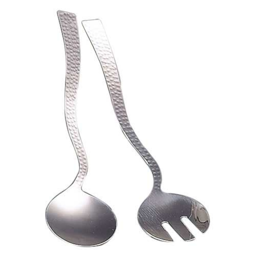 Image 985889.jpg, Product 985-889 / Price $34.00, Elegance Salad servers hammered from Elegance Tableware on TSC.ca's Kitchen department