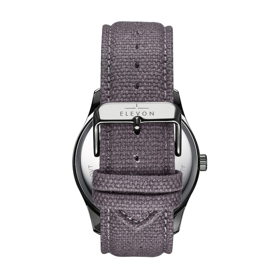 Image 986097_ALTMORE17.jpg, Product 986-097 / Price $81.74, Elevon Crosswind Canvas-Overlaid Leather-Band Watch w/ Date from Elevon on TSC.ca's Jewellery department