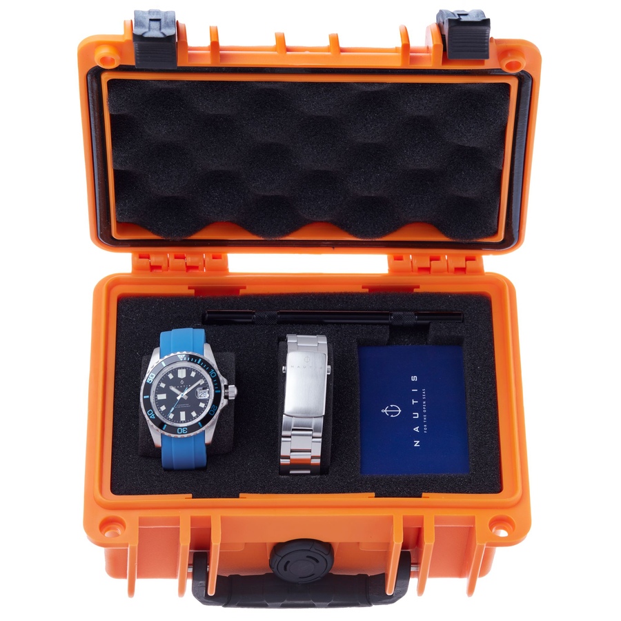 Image 986102_ALTMORE16.jpg, Product 986-102 / Price $134.45, Nautis Interceptor Box Set with Interchangable Bands and Date Display from Nautis on TSC.ca's Jewellery department