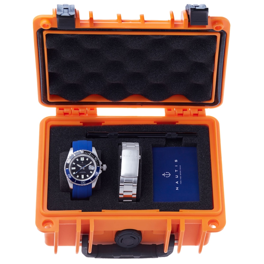 Image 986102_ALTMORE4.jpg, Product 986-102 / Price $134.45, Nautis Interceptor Box Set with Interchangable Bands and Date Display from Nautis on TSC.ca's Jewellery department