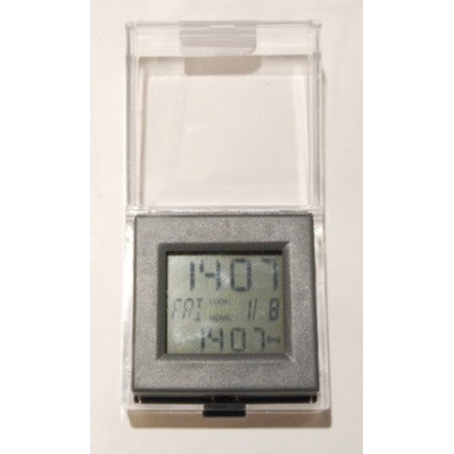 Image 986185.jpg, Product 986-185 / Price $29.00, Elegance Dual Time Alarm Clock - Grey from Elegance Tableware on TSC.ca's Home & Garden department